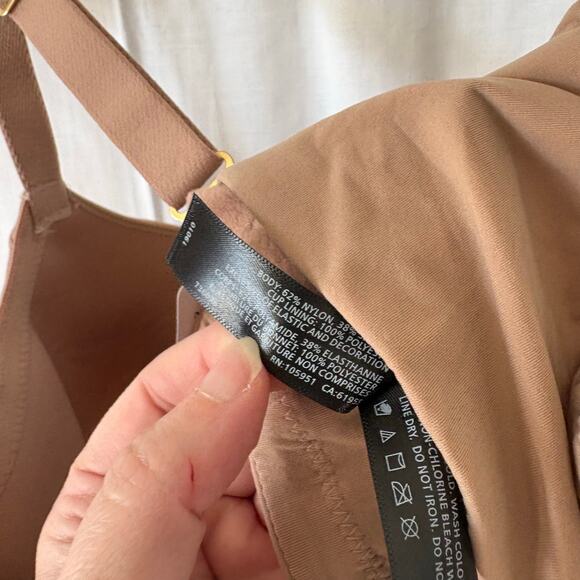 New NATORI 736096 Chic Comfort Full-Figure Contour Bra 42H Buff Nude NWT - Picture 6 of 6